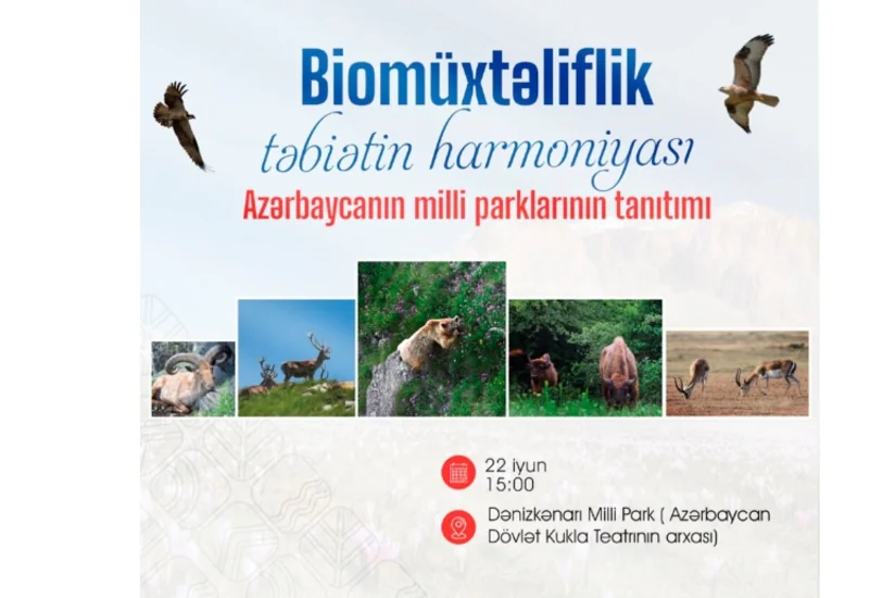 Azərbaycanın milli parklarının tanıdılmasına həsr olunan tədbir keçiriləcək