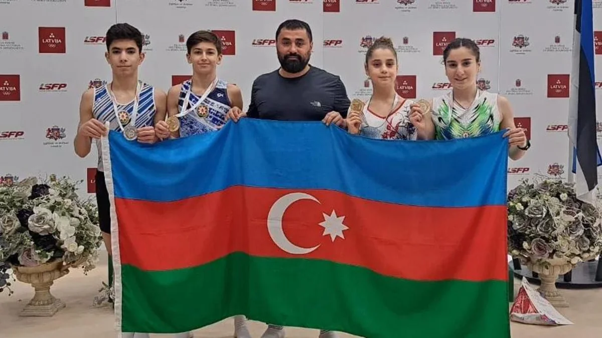Azərbaycan gimnastları beynəlxalq turnirdə 3 qızıl, 1 gümüş medal qazanıblar