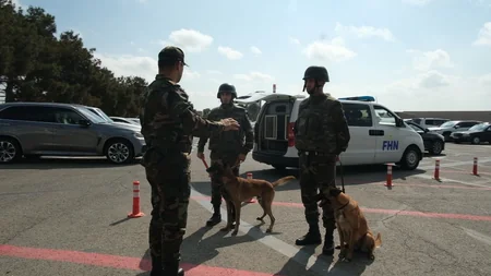 Aeroportda “partlayıcı maddə” barədə şərti məlumata əsasən əməliyyat simulyasiya edilib - TƏLİM