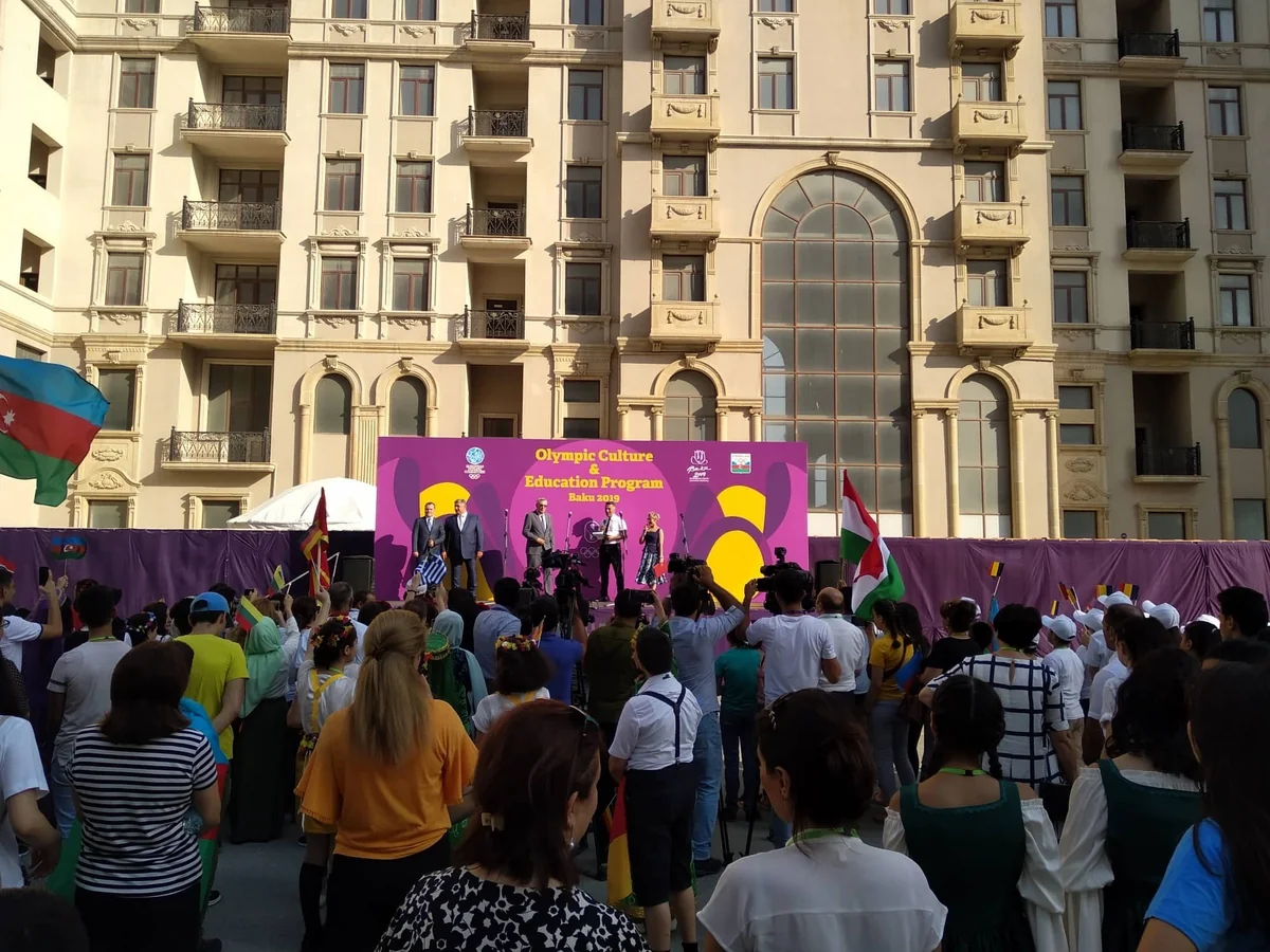 “Olimpiya Mədəniyyəti və İdman’’ güşəsinin açılışı olub