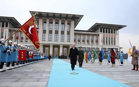 ​Azərbaycan Prezidentinin Ankarada rəsmi qarşılanma mərasimi olub