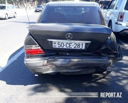 Sumqayıtda zəncirvari qəza olub