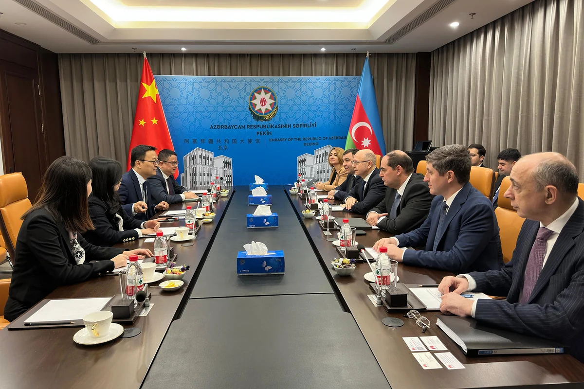 Azərbaycan Çin şirkətləri ilə “yaşıl enerji” əməkdaşlığının genişləndirilməsini müzakirə edib