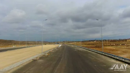 Böyükşor-Pirşağı avtomobil yolunun tikintisi 75 % yerinə yetirilib