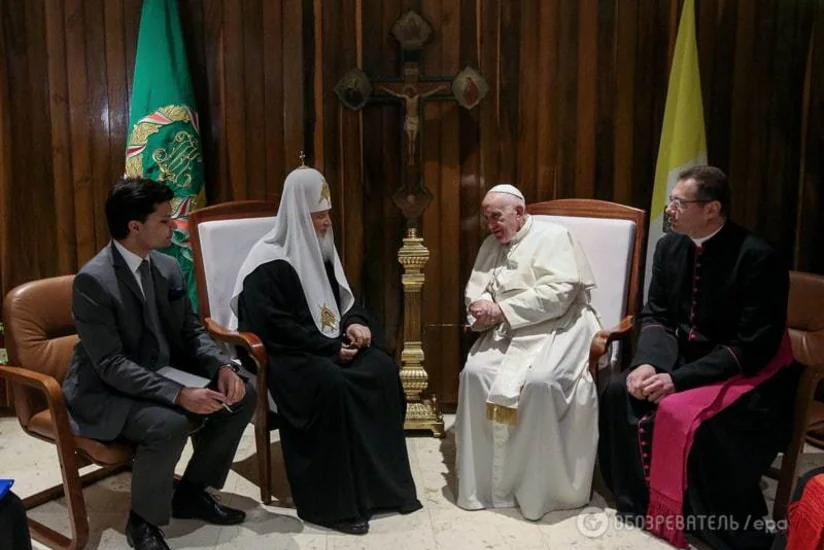 ​Papa Fransisk və Patriarx Kirill arasında tarixi görüş olub