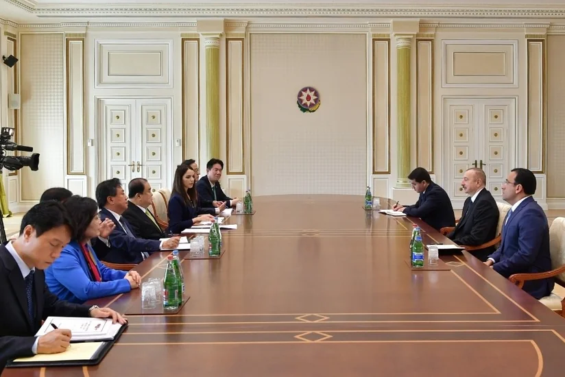 Prezident İlham Əliyev Koreya Milli Assambleyasının sədrini qəbul edib - YENİLƏNİB