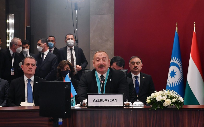 İlham Əliyev: “Türk Dünyasının Ali Ordenini aldığım üçün böyük qürur hissi keçirirəm”