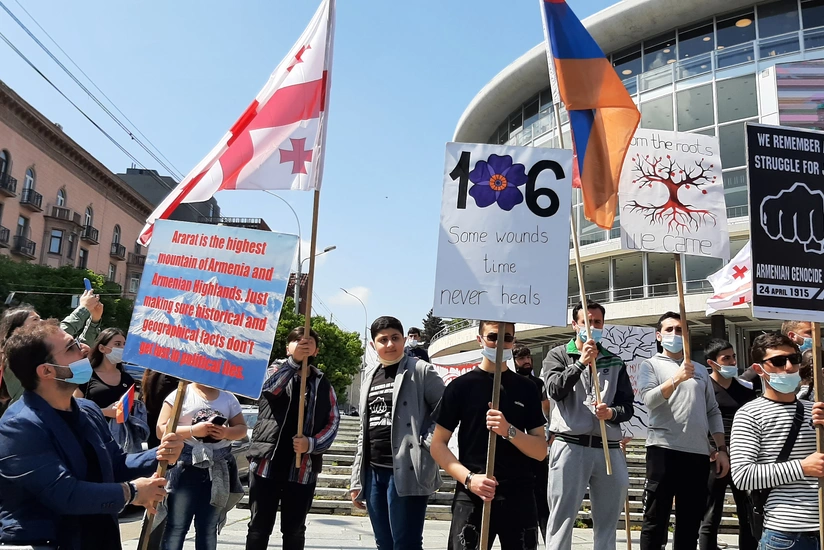 Ermənilər Tbilisidə Azərbaycan və Türkiyəyə qarşı təxribat törədib