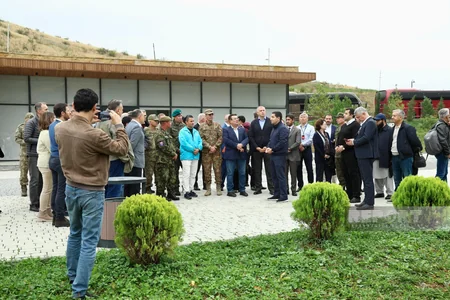 Members of diplomatic corps accredited in Azerbaijan arrive in Sugovushan