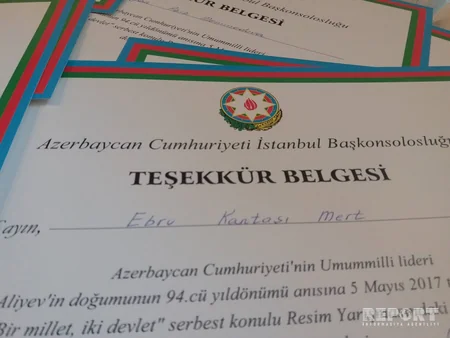 İstanbulda ümummilli lider Heydər Əliyevin anadan olmasının 94-cü ildönümü qeyd olunub - FOTO - VİDEO