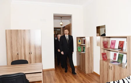 President Ilham Aliyev inaugurates newly-built dormitory of Azerbaijan State Agrarian University