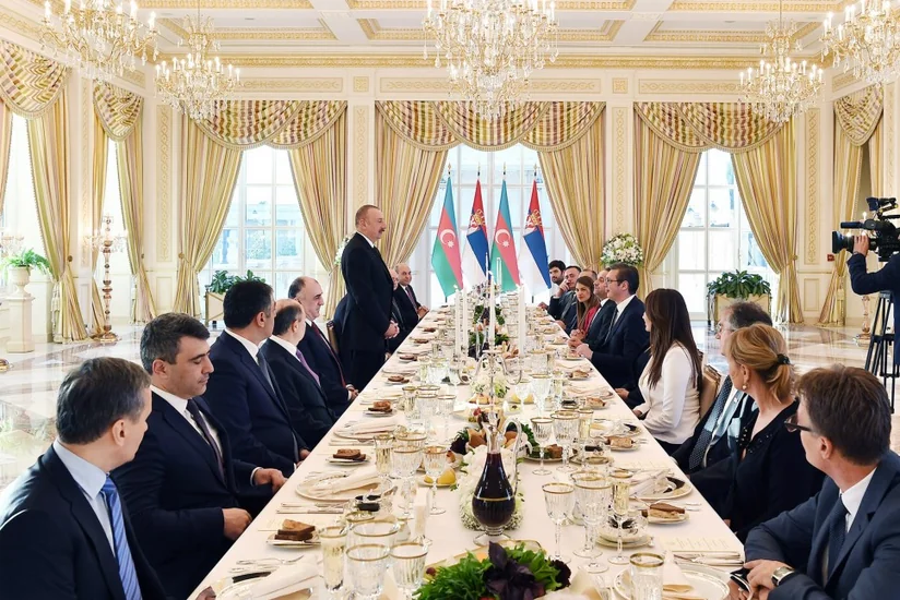 В честь президента Сербии был дан официальный обед