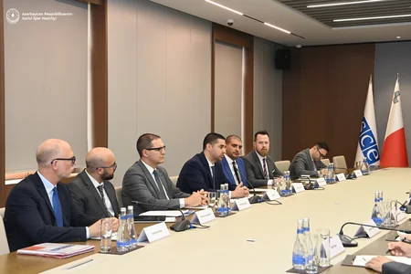 Meeting in expanded format between Azerbaijani FM and OSCE Chairman-in-Office kicks off