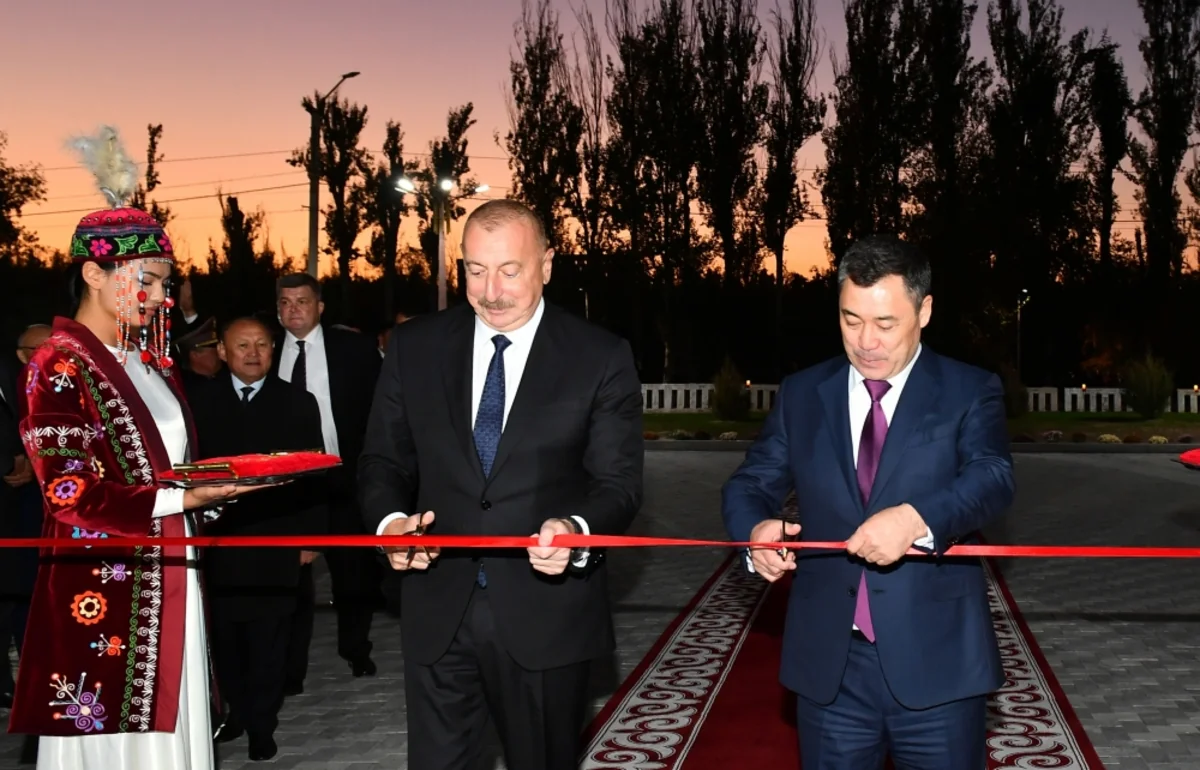 Bişkekdə Qırğızıstan-Azərbaycan Dostluq Parkı açılıb