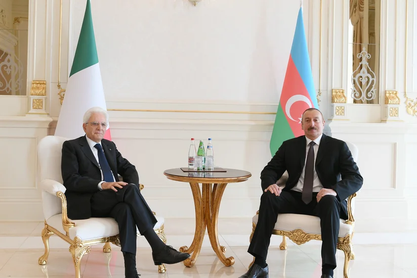 Azerbaijani and Italian presidents had one-on-one meeting