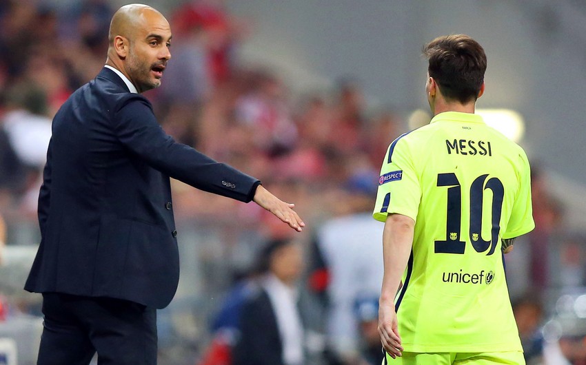 Messi Mançester Sitiyə keçmək üçün Qvardiola ilə danışdı