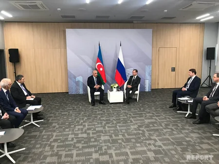 Əli Əsədov Dmitri Medvedevlə görüşüb