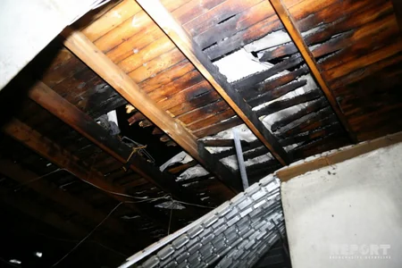 Bakıda tikinti materiallarının satıldığı mağazalarda güclü yanğın olub - FOTO