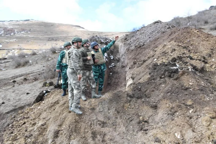 DSX rəisi Ermənistanla sərhədə getdi, tapşırıqlar verdi - FOTO