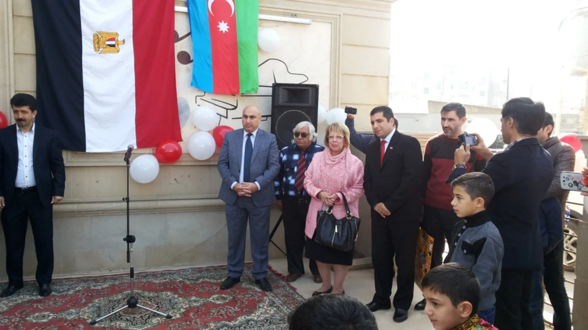 Misir səfiri 5 saylı Uşaq İncəsənət məktəbində olub