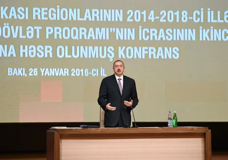 President attends conference dedicated to results of second year implementation of the State Program on socio-economic development of regions