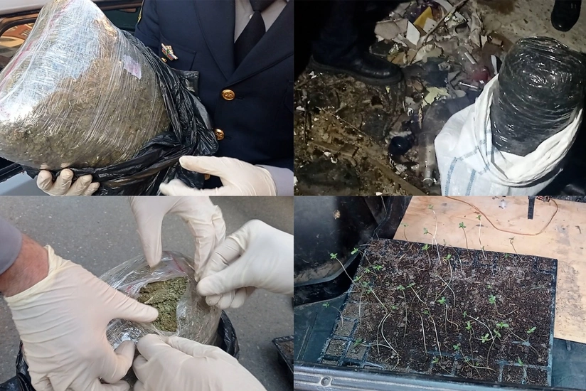 Bakıda xarici ölkə vətəndaşlarına narkokuryerlik etməkdə şübhəli bilinən şəxslərdən 10 kiloqram narkotik götürülüb