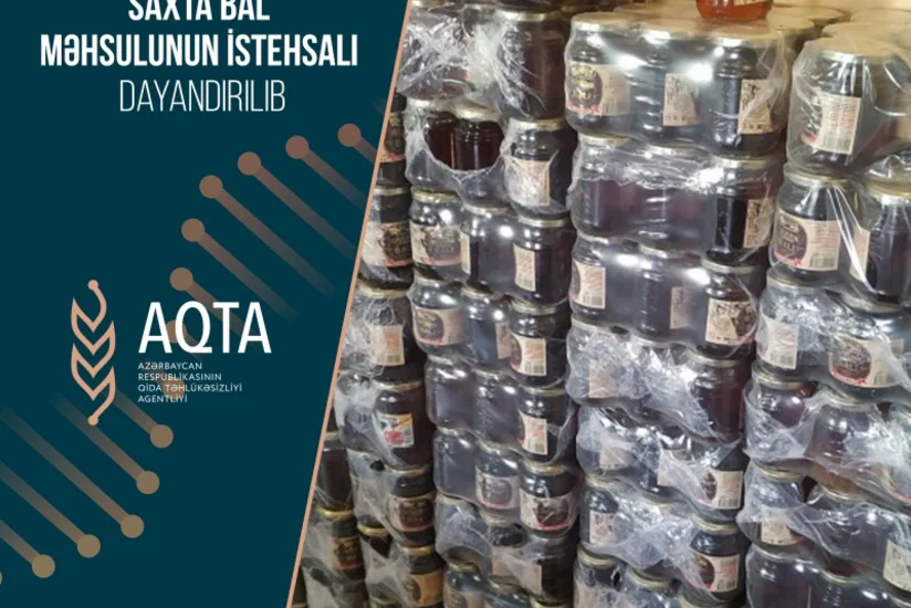 Saxta bal məhsulunun istehsalı dayandırılıb