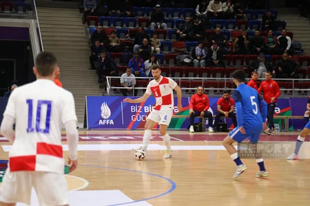 Azərbaycanın futzal millisi Avropa çempionatının əsas mərhələsində Xorvatiyaya məğlub olub
