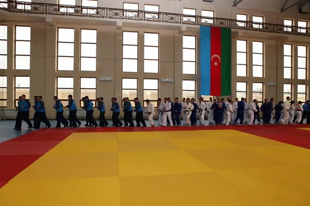DİN-in xüsusi təyinatlı Əlahiddə Çevik Polis Alayının inzibati ərazisində cüdo zalının açılışı olub