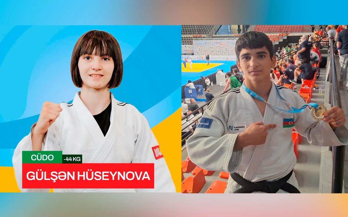 Azərbaycan cüdoçuları XVIII Avropa Gənclər Yay Olimpiya Festivalında iki qızıl medal qazanıblar