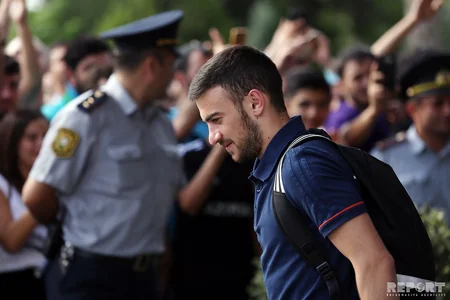 Qaliblərin Bakıda qarşılanması - FOTOREPORTAJ - VİDEO