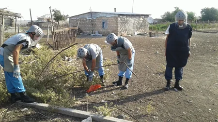 ​Ağdam və Tərtərdə partlamamış hərbi sursatlar aşkarlanıb