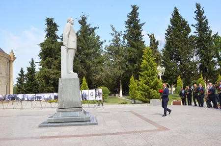 Kürdəmirdə Heydər Əliyevin 100 illik yubileyi qeyd edilib