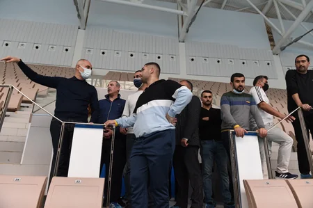 Su İdmanı Sarayında jurnalistlər üçün tanışlıq turu təşkil olunub