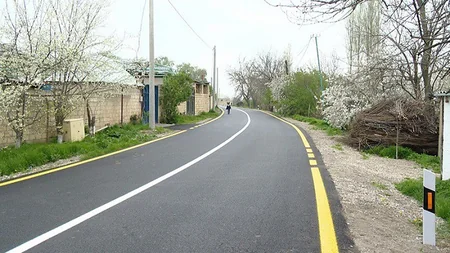 Xaçmazın Ağyazı Buduq kəndinə gedən avtomobil yolu yenidən qurulub
