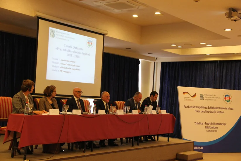 “Sahibkar  Peşə təhsili əməkdaşlığı” mövzusunda milli konfrans keçirilib