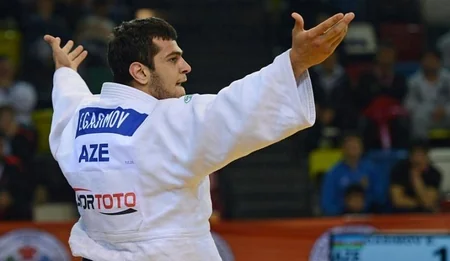Азербайджанский дзюдоист Эльмар Гасымов выиграл серебряную медаль Олимпиады Рио-2016 - ОБНОВЛЕНО-3
