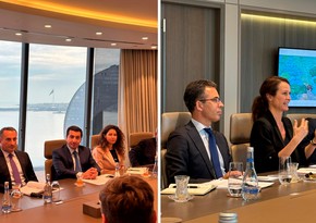 Hikmət Hacıyev Şimali Baltik Səkkizliyi ölkələrinin nümayəndələri ilə görüşüb