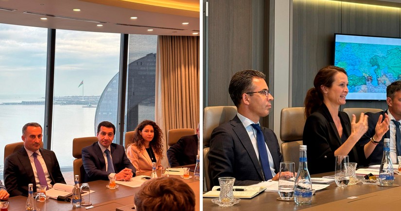 Hikmat Hajiyev meets with representatives of Nordic-Baltic Eight
