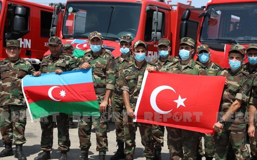 Bu gün Azərbaycanın daha 200 nəfər yanğınsöndürəni Türkiyəyə yola düşəcək