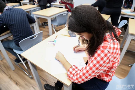 Media tour observes exam process in ASOIU and UFAZ - PHOTO REPORT
