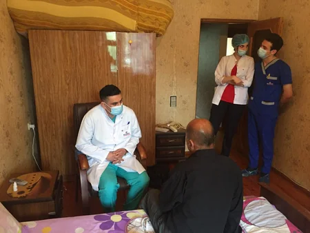 Nizami rayonunda aztəminatlı ailələrin müayinə və müalicəsi təmin edilib