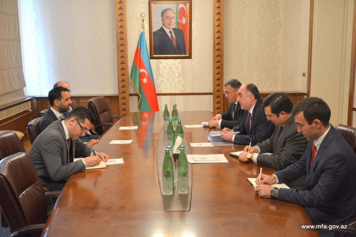 Elmar Mammadyarov receives Great Britain Ambassador Irfan Siddiq