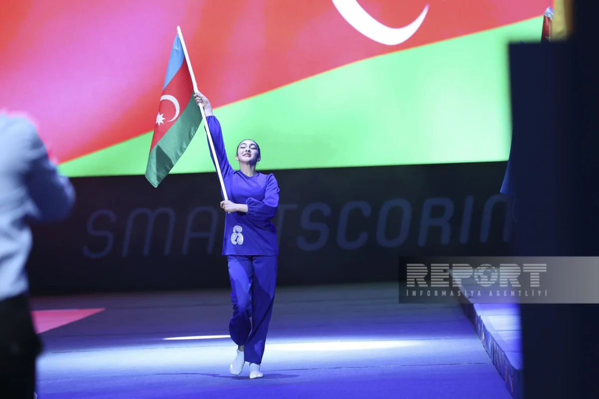 Bakıda batut gimnastikası və tamblinq üzrə Dünya Kubokunun açılış mərasimi keçirilib
