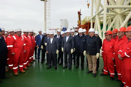 'Bulla-Deniz' field launches new offshore stationary platform