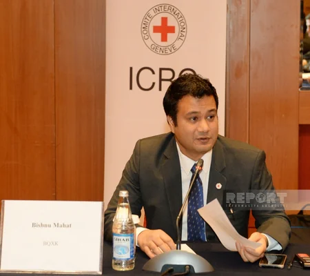 Round table on protecting persons with disabilities and mine victims organized in Baku