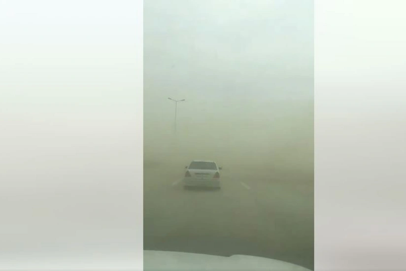 Qobustanda toz fırtınası qeydə alınıb