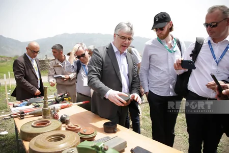 ATƏT PA-nın nümayəndələrinə Zəngilanda aşkarlanmış minalarla bağlı məlumat verilib