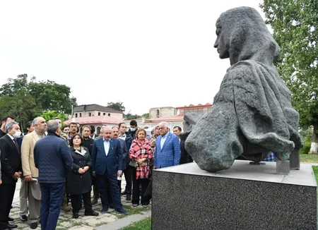 Parlament sədrlərinin Şuşa səfərindən - FOTOREPORTAJ