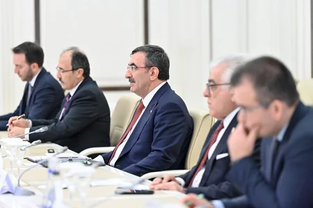 Milli Məclisin sədri Türkiyənin vitse-prezidenti ilə görüşüb - YENİLƏNİB